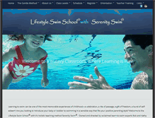 Tablet Screenshot of lifestyleswimschool.com